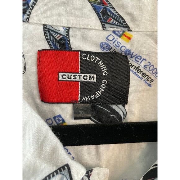 Vintage y2k Discover 2006 Conference Film Print Button Shirt Retro Men’s Size XL - Picture 4 of 5